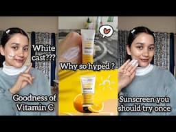 Dr sheth ceramide and vitamin c sunscreen  #dry skin sunscreen|| best sunscreen in India