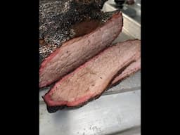 Smoked brisket on my offset