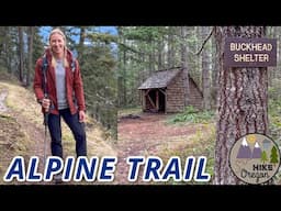 Best Single Track Trail Near Oakridge, Oregon | Hiking The Alpine Trail to Buckhead Shelter