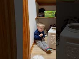 Toddler’s response to being told NO MORE EATING DOG FOOD #cantstopwontstop ​⁠@MasonOnTheMic audio!