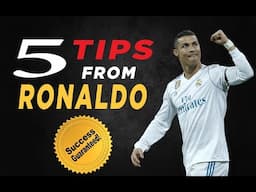 5 TIPS YOU CAN LEARN FROM RONALDO !! STUDENTS MUST WATCH