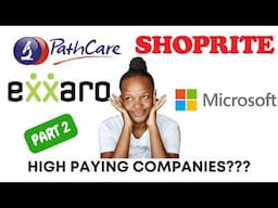 12 High paying companies in South Africa 2025 I PART 2