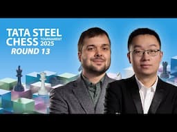 Fedoseev - Wei Yi | Round 13 | Tata Steel Chess Tournament 2025