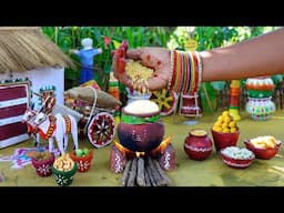 Miniature Pongal Special | Makar Sankranti | Sweet Pongal Recipe | Mini Foodkey