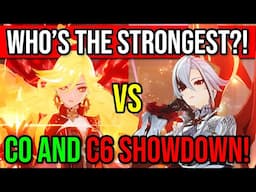 C0 & C6 DPS Showdown! Mavuika vs Arlecchino! Is Powercreep Real?! Genshin Impact