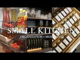 Small KITCHEN Home Must Haves | EASY KITCHEN DIY IDEAS! Amazon Budget Friendly & Pantry Organization