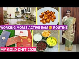 My SMART Plans to Manage Job & House Hold Chores|Starting New Gold Chit 2025|Working Mom'S Vlog