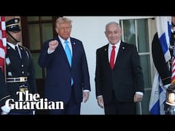 Trump and Netanyahu hold press conference after White House meeting – watch live