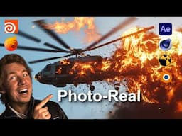 Hollywood Helicopter Explosion VFX Tutorial + $1000 FREE BUNDLE