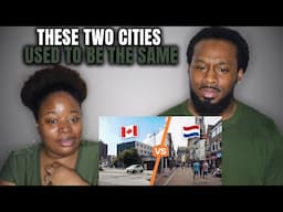 🇨🇦/🇳🇱 American Couple Discovered Why These Two Cities Used to be the SAME (Not Just Bikes Reaction)