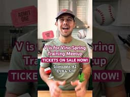 Come hang out with me at our first annual V is for Vino Meetup! #fanmeetup #winetasting #baseball