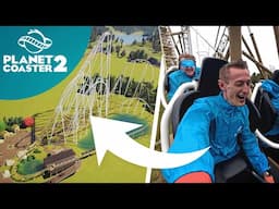 Recreating a real-life roller coaster from memory in Planet Coaster 2