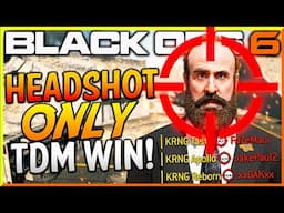 Black Ops 6: "HEADSHOT ONLY TEAM DEATHMATCH WIN!" - Team Challenge #3! (BO6 Headshot Only TDM)