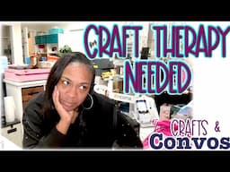 Crafts  Convos | Let's Bling a Shirt for a little Therapy Session