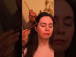 Close and Personal Checking her Scalp, Face and Ear #asmr  #relax #asmrtingles #asmrmassage