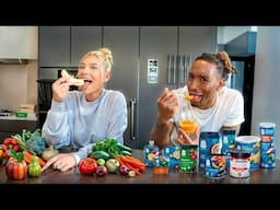 BABY FOOD vs ADULT FOOD CHALLENGE!!! (VOMIT ALERT)