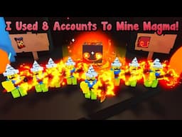 I Used 8 Accounts To Mine For Free Huge Hell Rock In Pets Go!