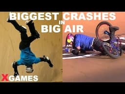 10 BIGGEST CRASHES in X Games BIG AIR History [Skate & BMX]