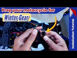 Installing Power Cable for Heated Gear on 1300GS