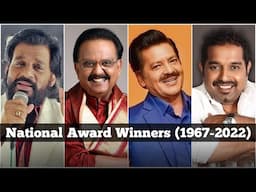 National Award Winners || Male Playback Singers (1967 - 2022) || MUZIX