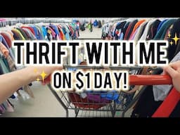 Everything is $1!! Thrift With Me for Items to Resell on Poshmark for a GREAT Profit!! $$