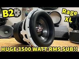 The HUGE 3500 Watt RMS Subwoofer | B2 Audio Rage XL 12" Review