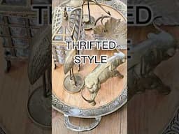 THRIFTED STYLE #shopping #homedecor #thrift #education #thrifting #decor #thrift #inspiration #brass