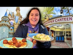 THE BEST RESTAURANT IN MAGIC KINGDOM? Skipper Canteen Review | Disney World