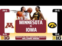 Minnesota vs Iowa | Big Ten | 2.6.25