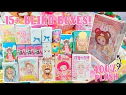 LET'S OPEN 15+ BLIND BOXES FROM KIKAGOODS! POP MART, Nommi 400% Plushie, BJD, Finding Unicorn | MMM