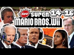 US Presidents Play New Super Mario Bros. Wii (14-16)