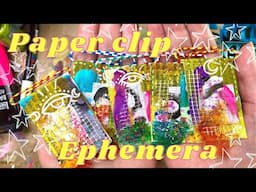 Paper Clip Tag Art Journal Ephemera Tutorial ✨