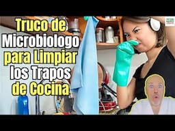 😱 ¿COMO LIMPIAR Y DESINFECTAR LOS TRAPOS Y ESTROPAJOS DE COCINA CON ESTE TRUCO DE MICROBIOLOGO? 😱