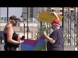 LGBTQ2S+ Activists Protest New Chick-fil-A Store Opening