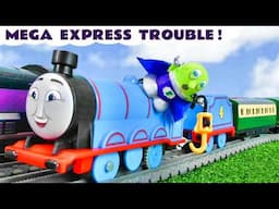 Gordon's Mega Express Toy Train Story with Thomas Trains