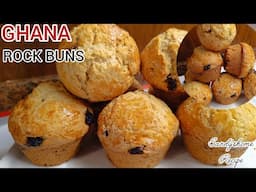 How To Prepare Rock Buns/Easy Rock Buns/Ghana Rock Buns Recipe/Rock Cake.