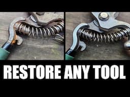 Restore Rusty Garden Tools Fast - Garden Quickie Episode 228