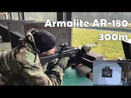 Sterling-built Armalite AR-180 at 300m