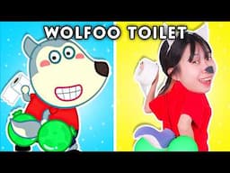 WOLFOO'S TOILET PROBLEMS| Wolfoo Funny Animated Parody | Best of Wolfoo Cartoon | Woa Parody