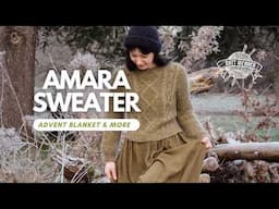 Amara Sweater, Log Cabin Advent Blanket & some good pondering | Heather and Hops Knitting Podcast