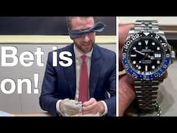 I challenged my AD to desticker my brand new Rolex GMT! #rolex