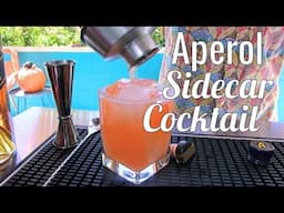 Aperol Sidecar Cocktail