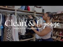 EASY NEW HOME Organization | SMALL Closet Organizing Ideas | LUXURY Amazon Home Finds & Decor Tips