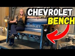 From Chevy Tailgate to Industrial Bench: DIY Transformation