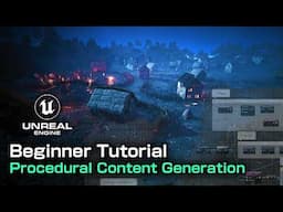 Creating a village using Procedural Generation PCG in Unreal Engine 5 - Beginner Tutorial