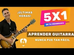 Este es el año para cumplir tu sueño de aprender a tocar guitarra | Promo 5x1 ¡Últimas Horas! TCDG