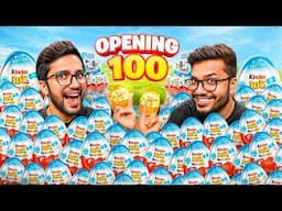 OPENING 100 KINDER JOY | ARE THEY ALL DIFFERENT?