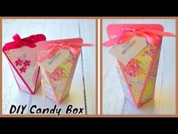 How to make Candy Box | Paper Crafts by Giulia's Art