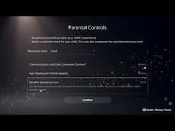 PlayStation 5 Parental Controls Overview