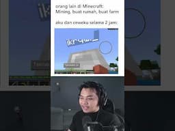 REACT MEME MINECRAFT LUCU INDONESIA!! #291 #shorts